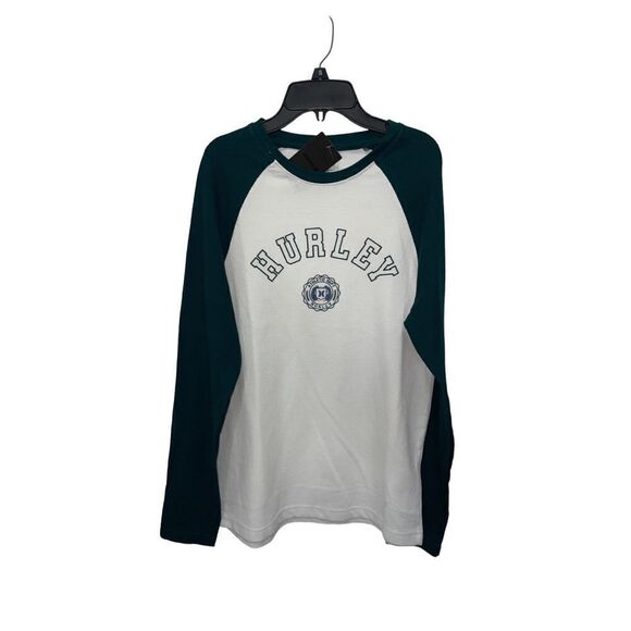 Hurley Thermal Green/White Long Sleeve 1259-0522 Size Small NWT - Picture 1 of 3